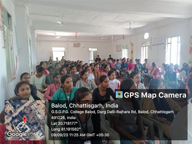 govt college balod | Govt. Ghanshyam Singh Gupt P.G. College Balod | govt pg college Balod |-Science Group Orientation Program 2023-24